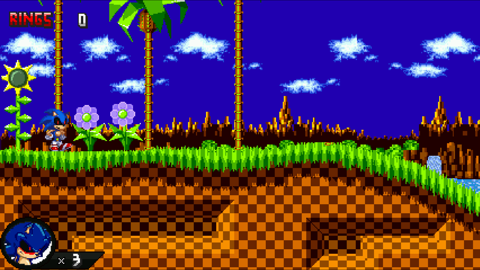 Фон green hill zone