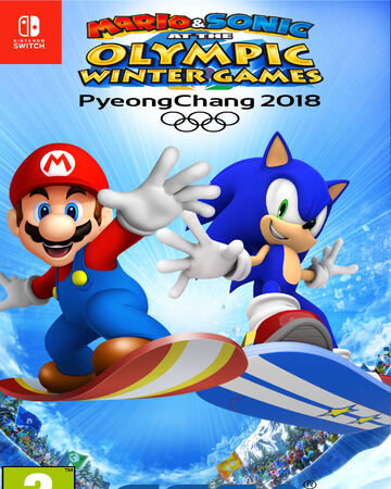 Mario Sonic At The Pyeongchang 2018 Olympic Winter Games Sonic