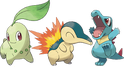 Johto starters I