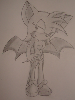 Razz the Bat Drawing