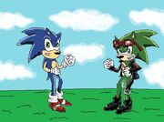 Sonic v.s Scourge