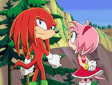 Knuckles and Amy heading off to Eggman land