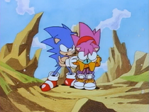 Amy e Sonic Screenshot - Sonic CD