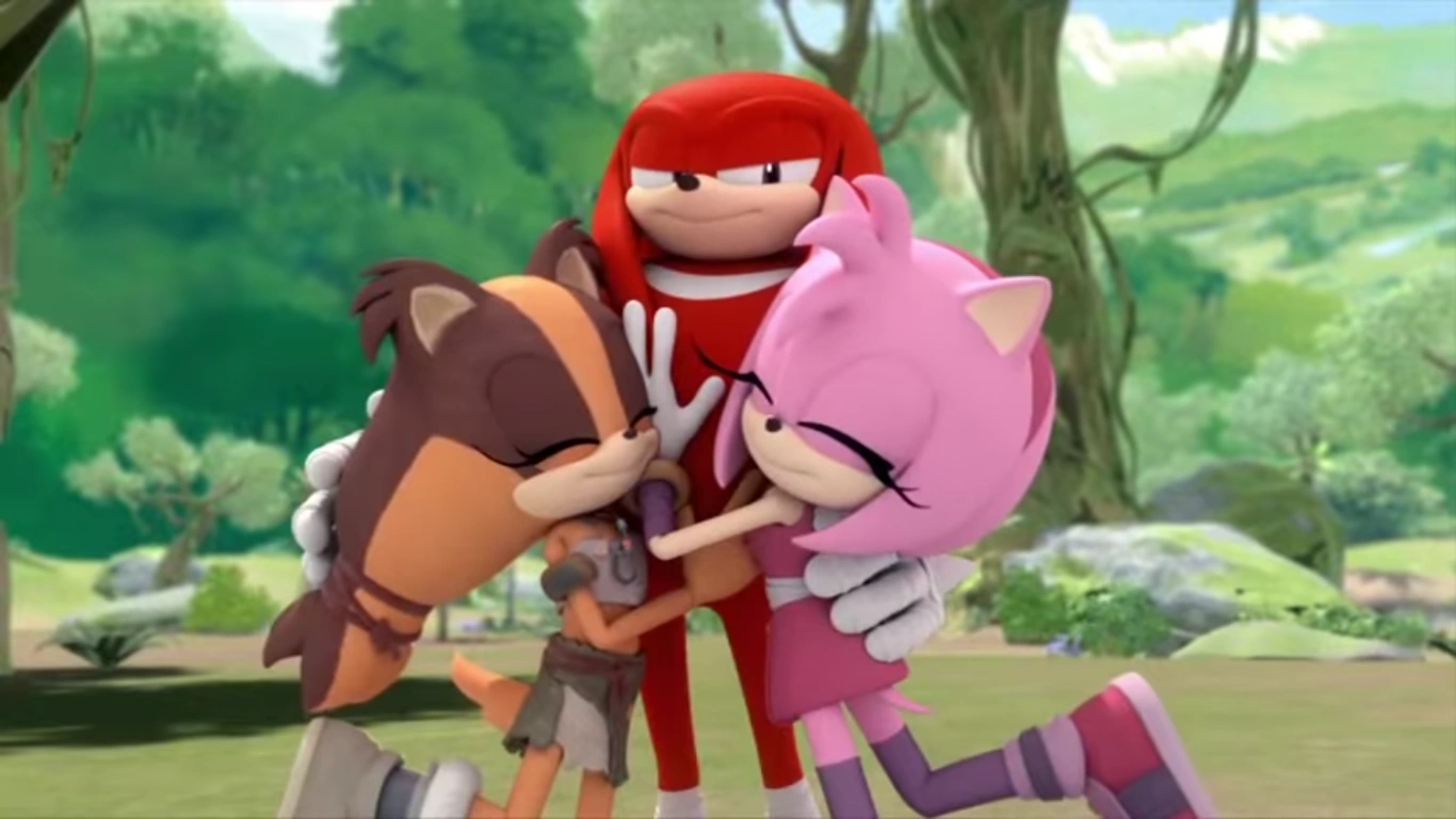 Image - Sticks Knuckles Amy.png | Wiki Sonic The Hedgehog | FANDOM