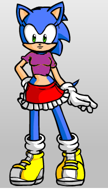 Lou's new look