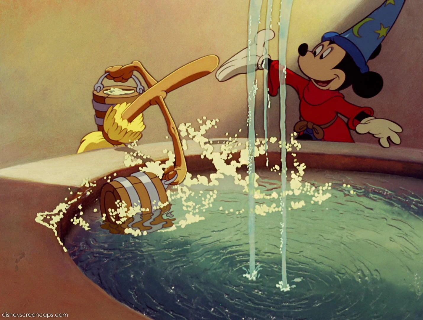 Image Mickey Mouse's Cleaning Spell.jpg The Sorcerer's Apprentice