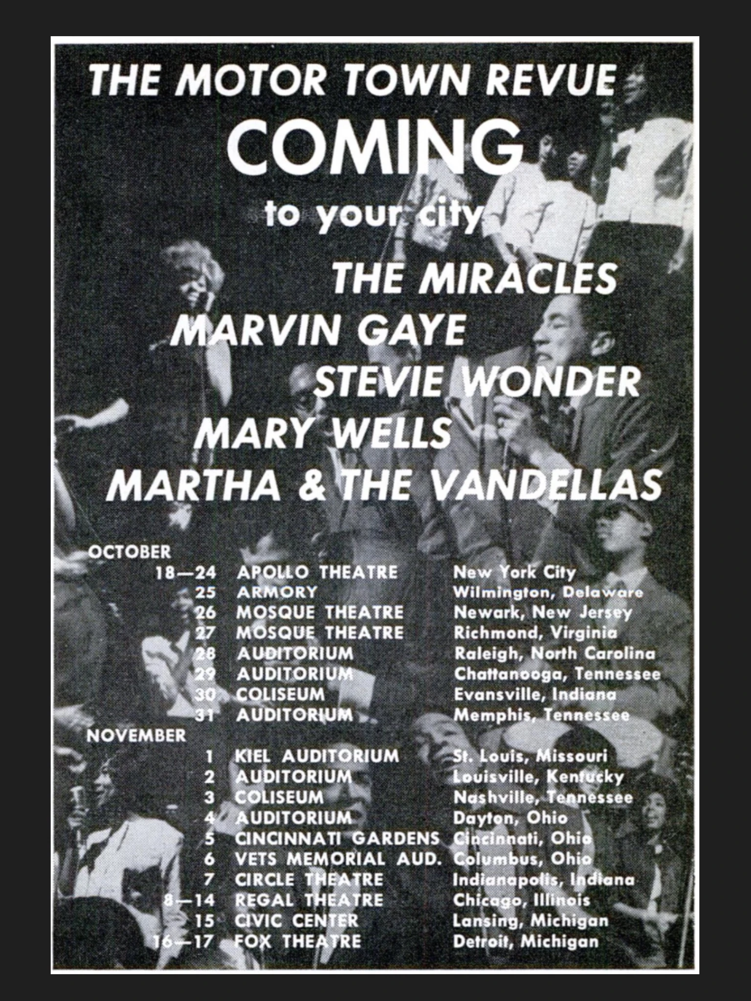 Motortown Revue Tour 1963 Soul Concerts Wiki Fandom