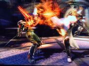 Helen kicks Shindra