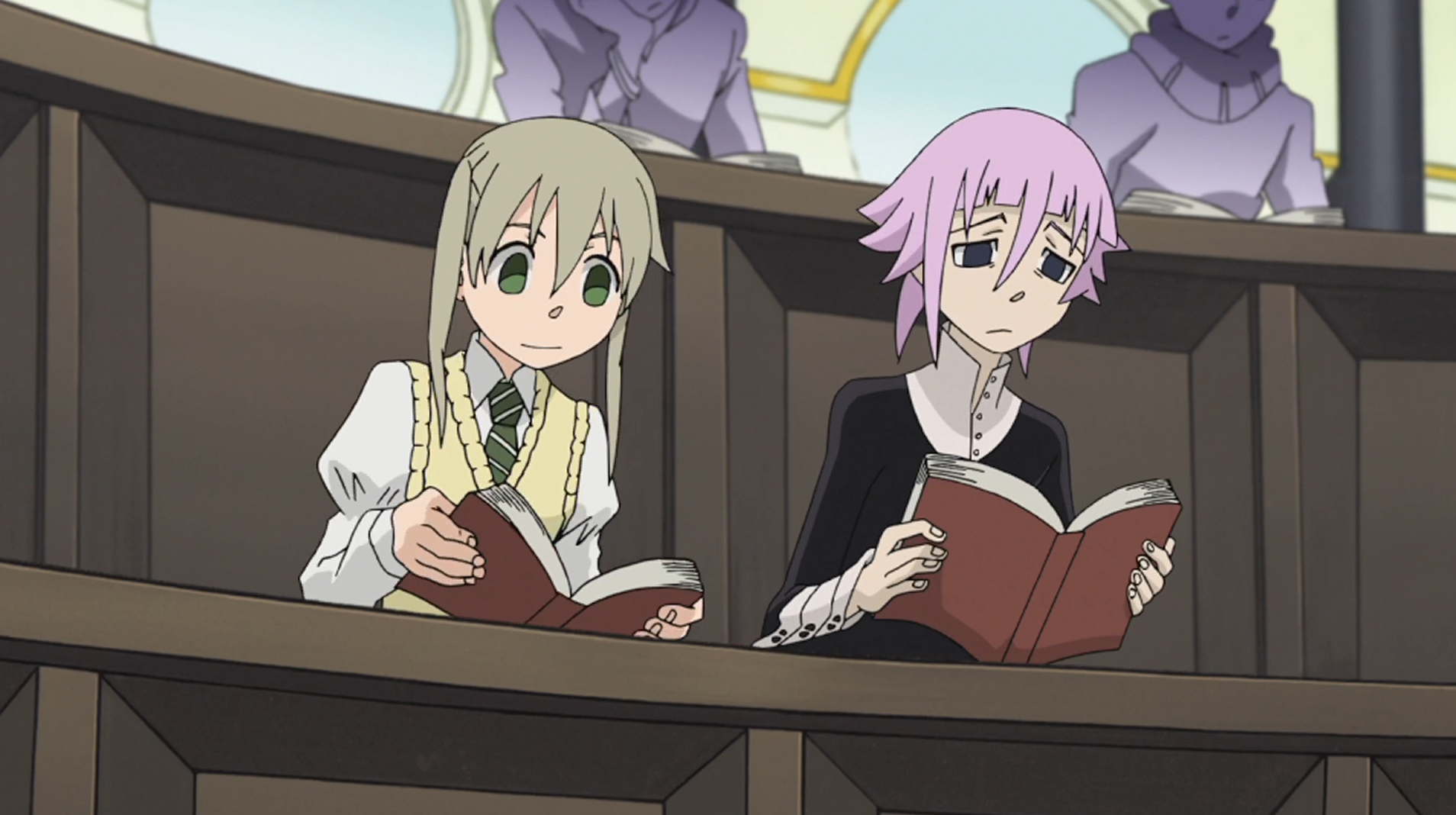 Image - Soul Eater Episode 31 HD - Maka and Crona study in ... Feedback and comments plz :d i do not own the video or.