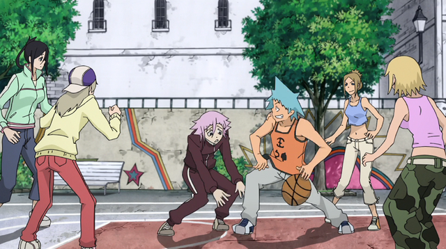 File:Soul Eater Episode 31 HD - Crona plays basketball 1.png