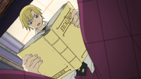 Soul Eater Episode 32 HD - Hero reading Excalibur's book