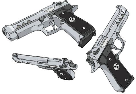 demon twin guns soul eater wiki fandom powered by wikia liz and patty weapon form