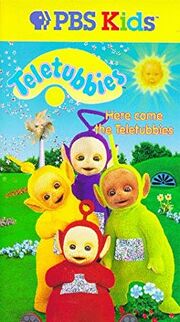 Teletubbies Here Come the Teletubbies VHS Cover
