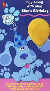 Blue's Clues Blue's Birthday VHS Cover