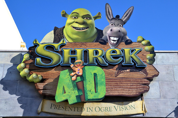 shrek 4d video