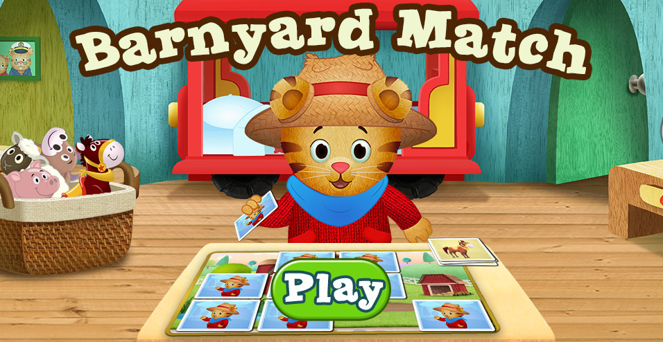 Daniel Tiger's Neighborhood: Barnyard Match (Online Game ...