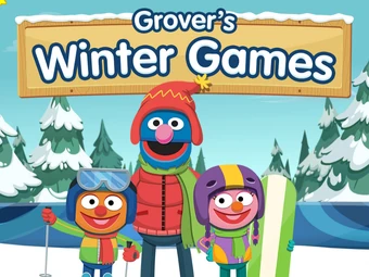 Sesame Street Grover S Winter Games Online Games Soundeffects