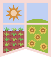 Earth pony banner vector