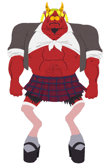 south park satan figure