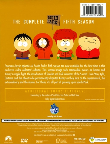 South Park The Complete Fifth Season South Park Archives Fandom
