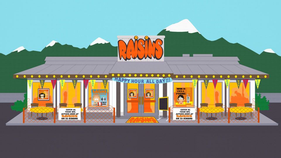 Raisins (Location) | South Park Archives | FANDOM powered Raisins (Location) | South Park Archives | FANDOM powered