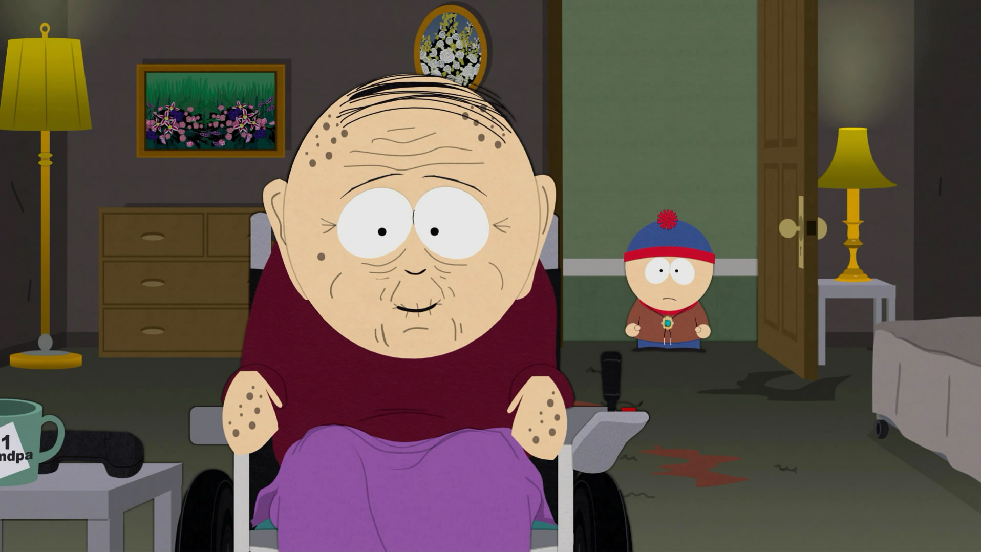 Дед марш. Билли South Park. Дип Южный парк. South Park grandpa Marsh.