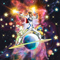Wallpaper Space Dandy Space Dandy Wiki Fandom For iPhone Free