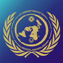 Flat earth flag
