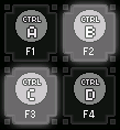 Ctrl H F1234 B-C-activated