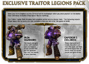 Traitor Legions Pack