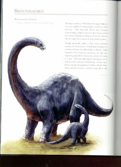 brontosaurus and t rex