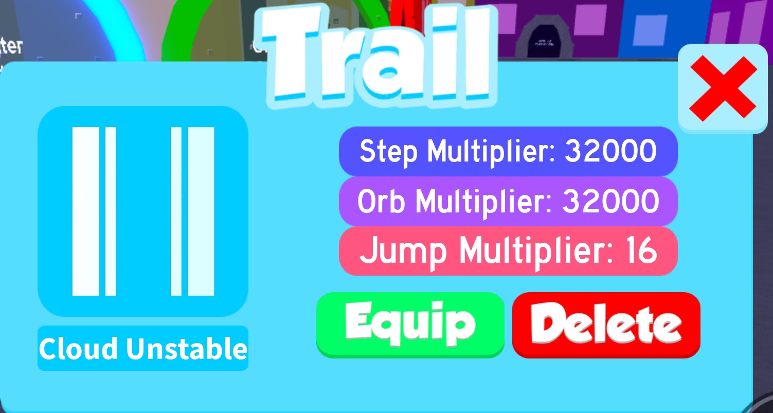 Roblox Speed City Unstable Trail