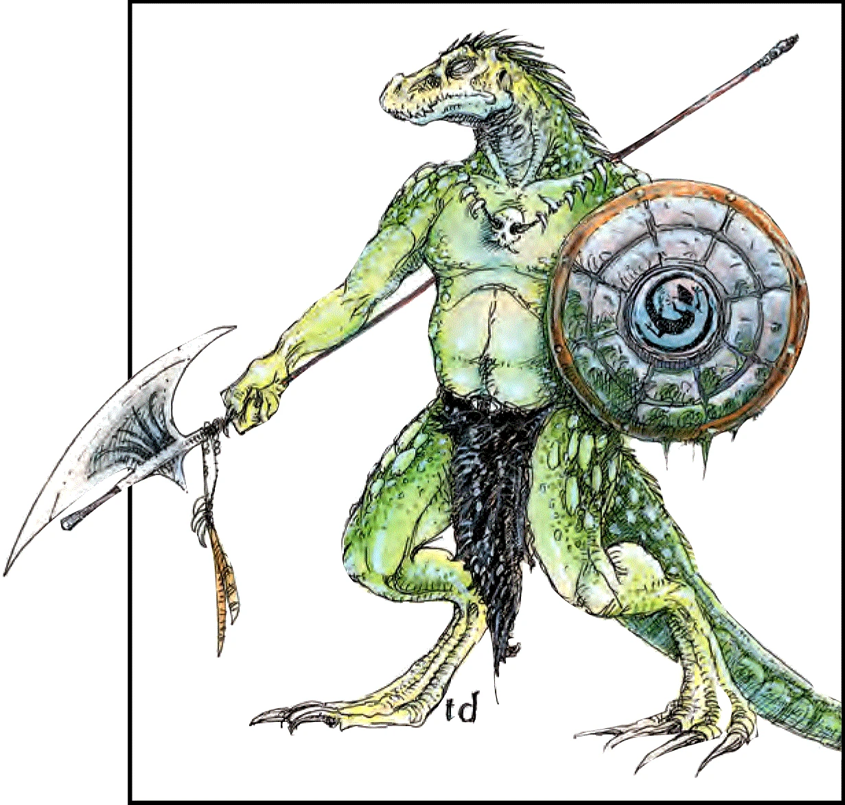 Lizard man Spelljammer Wiki FANDOM powered by Wikia