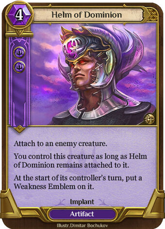 Helm Of Dominion Spellweaver Tcg Wiki Fandom