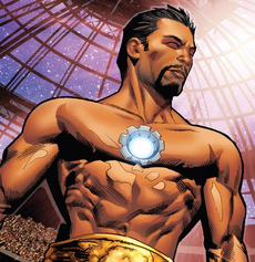 Tony con el Reactor Arc