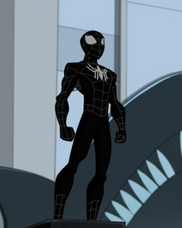 Spider-Man con el traje negro