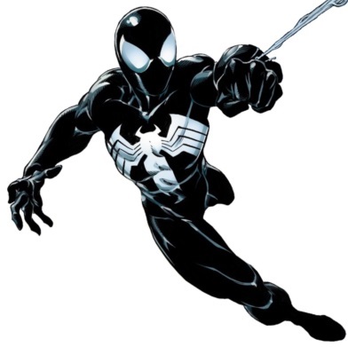 black spiderman bike