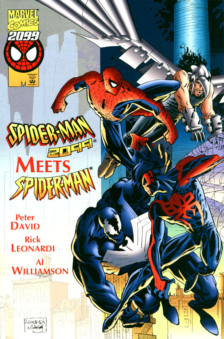 Spider Man 2099 Meets Spider Man Spider Man Wiki Fandom