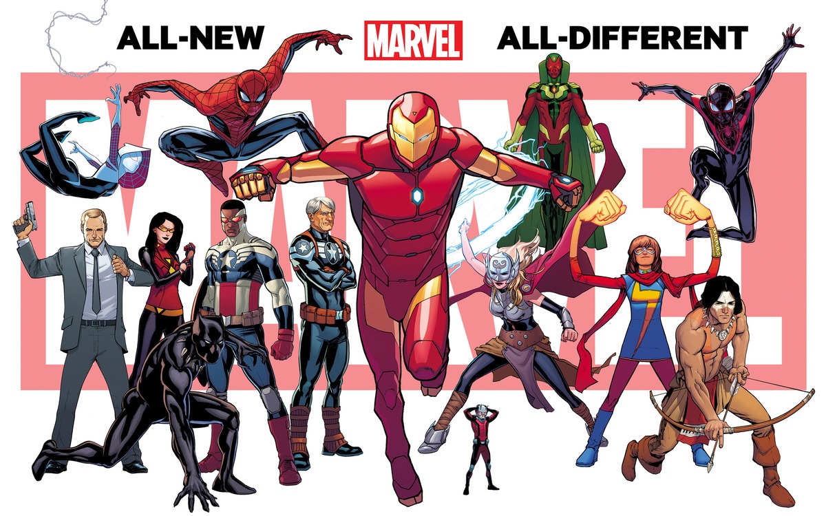 all different versions of spiderman