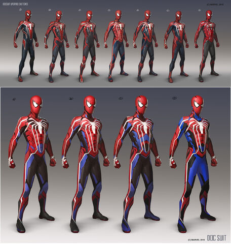 Image - Advanced Suit from MSM concept art 2.jpg | Marvel's Spider-Man ...