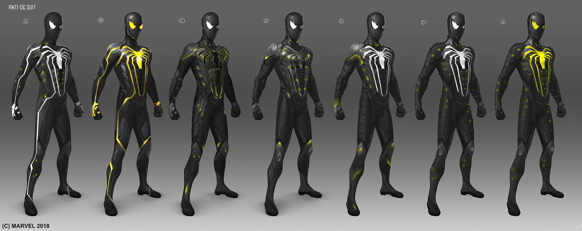 Image Anti Ock Suit from MSM concept art jpg Marvel #39 s Spider Man