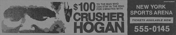 Daily Bugle 02 - Crusher Hogan ad - Marvels Spider-Man