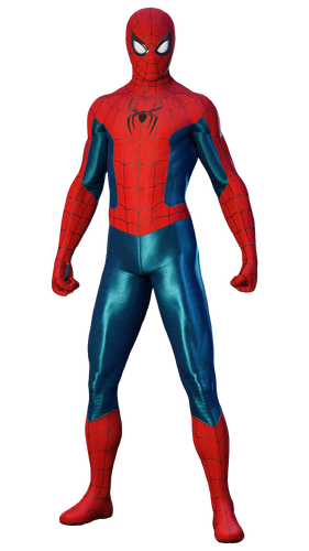 لباس قرمز و آبی جدید .  - Marvel's Spider Man
