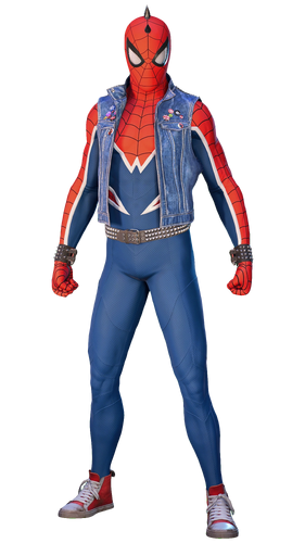 لباس اسپایدر-پانک .  - Marvel's Spider Man