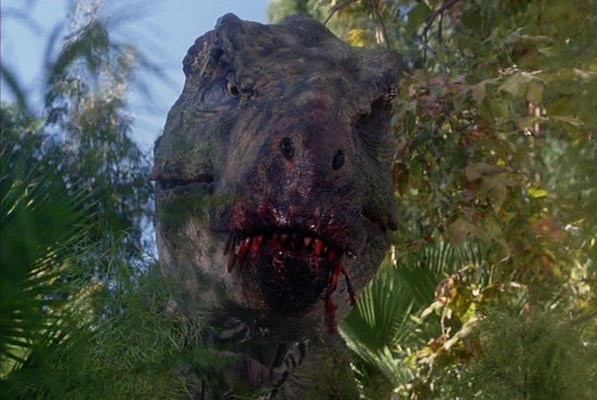 jurassic park roaring t rex