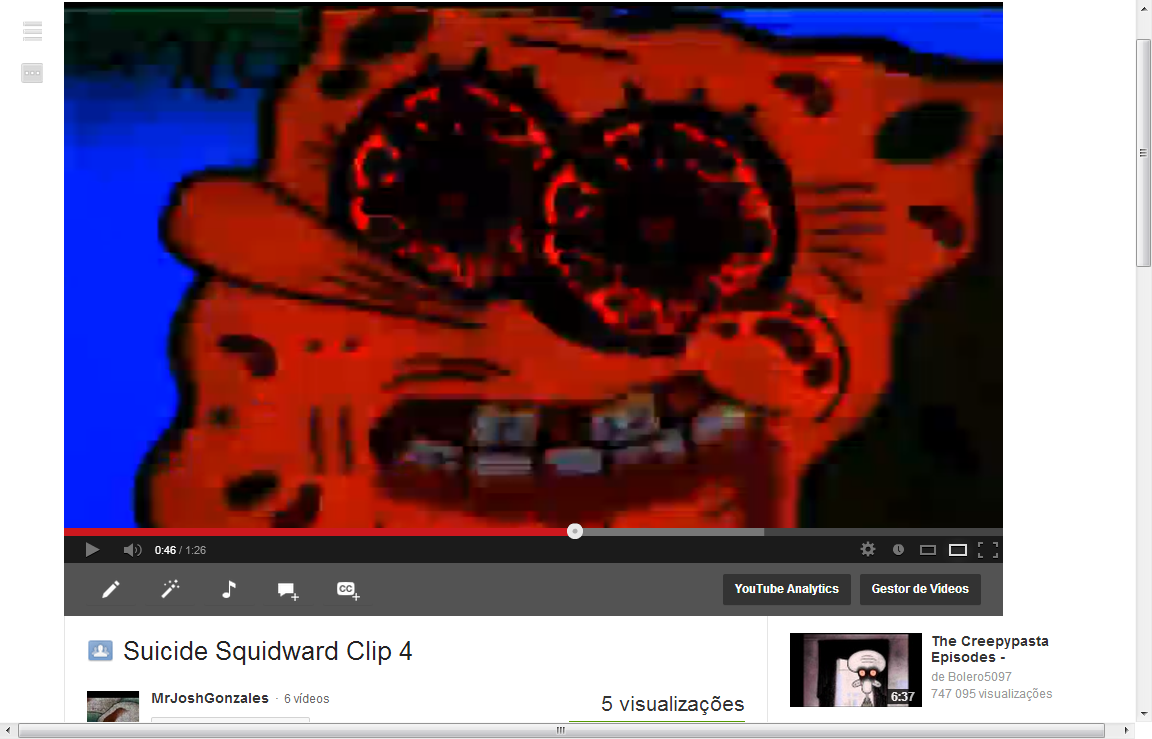 SuicideSquidwardCLIP Channel Spinpasta Wiki FANDOM Powered By Wikia