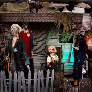 American Gothic Zombie Farmer Spirit Halloween Wikia Fandom