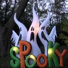 Spooky Ghost Trio Airblown Inflatable Spirit Halloween Wikia