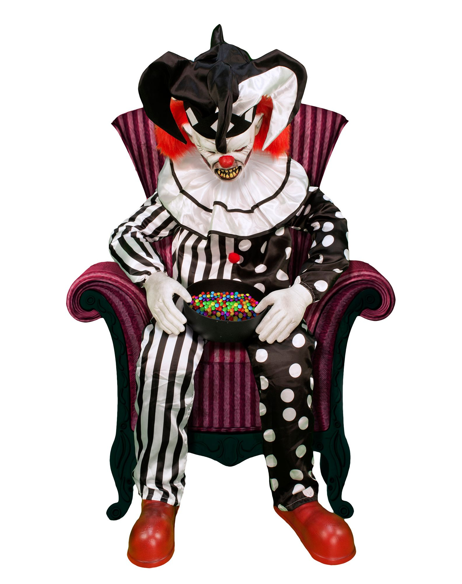 Sitting Scare Clown Spirit Halloween Wikia Fandom