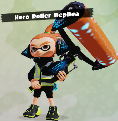 Hero Roller Replica | Splatoon Wiki | FANDOM powered by Wikia